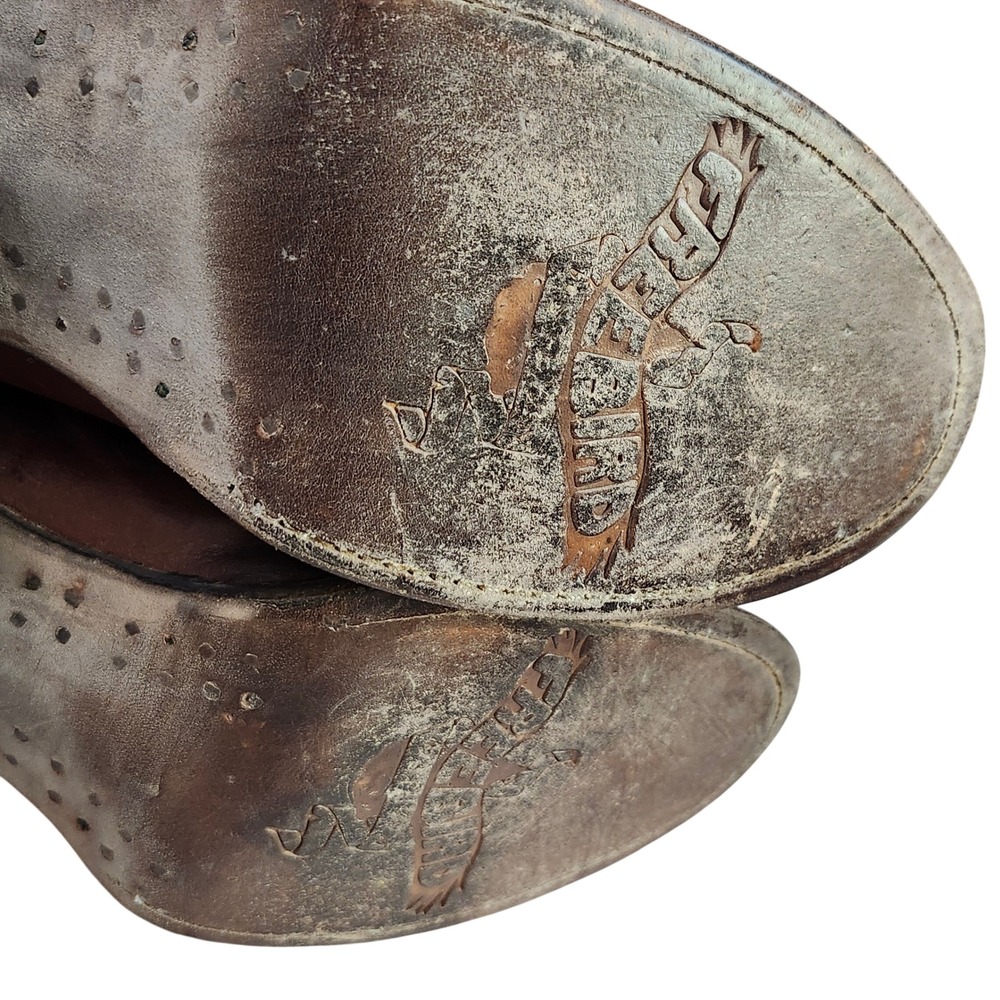 Freebird by Steven Clip Cognac Leather Ankle Boots FB-CLIP Mens 8 Western Zipper - Picture 7 of 14